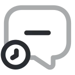 Message Time SVG Icon